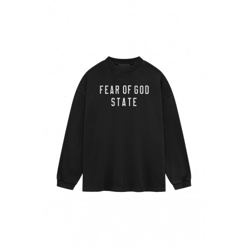 Bluza FEAR OF GOD, Essential Classic Longsleev, Black Bluza FEAR OF GOD, Essential Classic Longsleev, Black