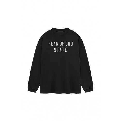 Bluza FEAR OF GOD, Essential Classic Longsleev, Black