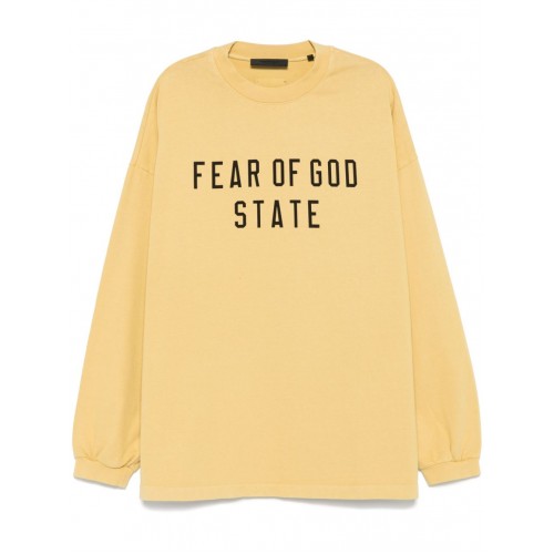 Bluza FEAR OF GOD, Mit Logo Print, Yellow Bluza FEAR OF GOD, Mit Logo Print, Yellow