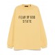 Bluza FEAR OF GOD, Mit Logo Print, Yellow - 125BT242013FAMBER