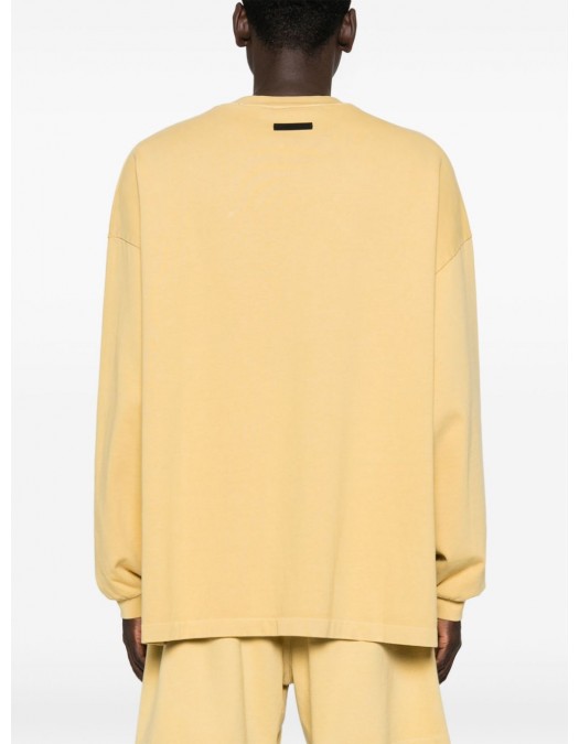 Bluza FEAR OF GOD, Mit Logo Print, Yellow - 125BT242013FAMBER