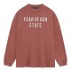 Bluza FEAR OF GOD, Long Sleeve Tee, Crimson Red - 125BT242016FCRIMSON