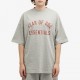 Tricou FEAR OF GOD, Logo Insert, Essentials, Grey Oversized - 125BT244191FDARKHEATHER