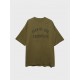 Tricou FEAR OF GOD, Logo Insert, Olive - 125BT244194FOLIVE