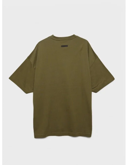 Tricou FEAR OF GOD, Logo Insert, Olive - 125BT244194FOLIVE