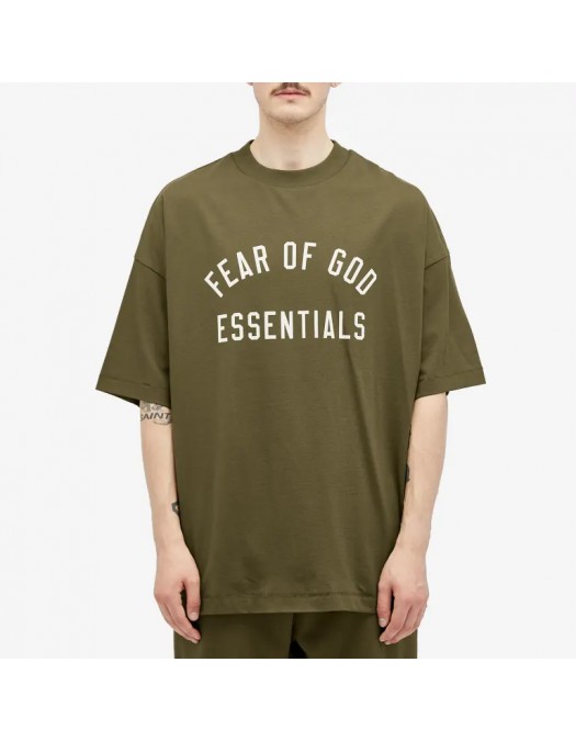 Tricou FEAR OF GOD, Logo Insert, Military - 125BT244195FMILITARY