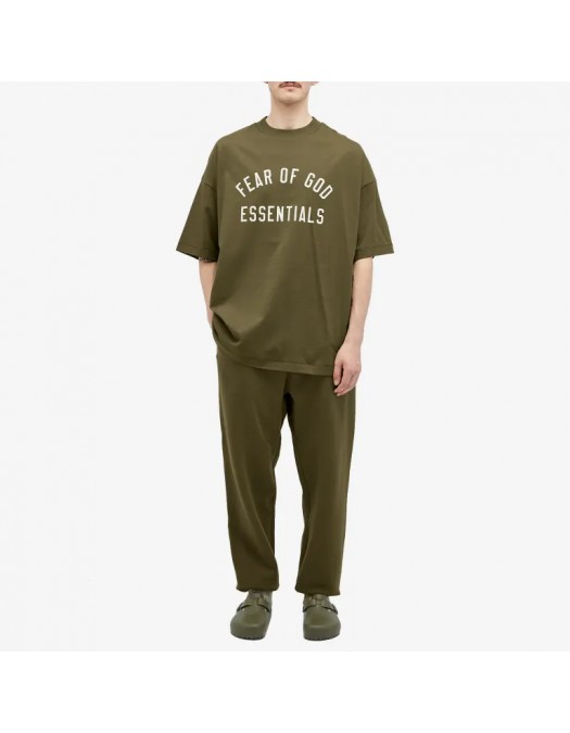 Tricou FEAR OF GOD, Logo Insert, Military - 125BT244195FMILITARY