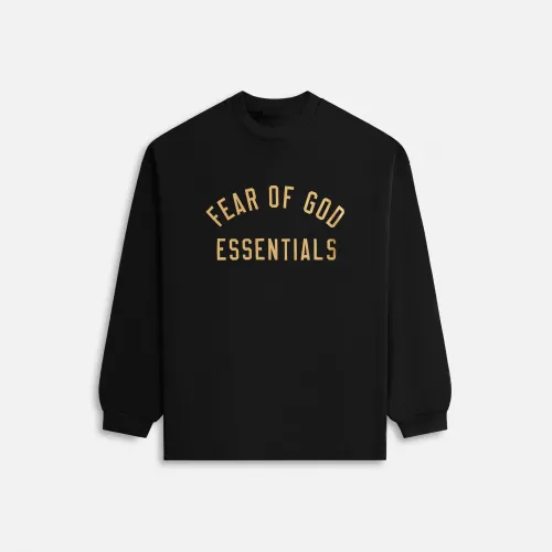 Bluza FEAR OF GOD, Logo Insert, Oversized, Black