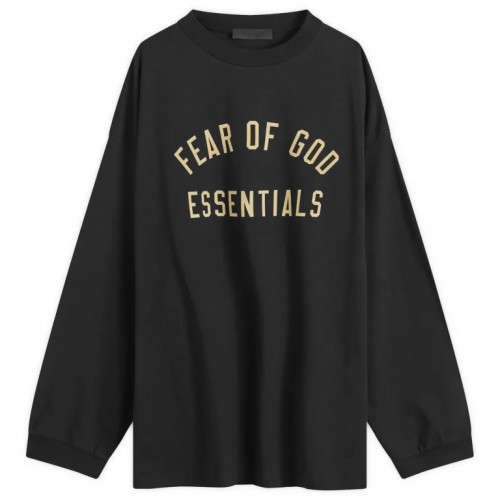 Bluza FEAR OF GOD, Logo Insert, Oversized, Black Bluza FEAR OF GOD, Logo Insert, Oversized, Black