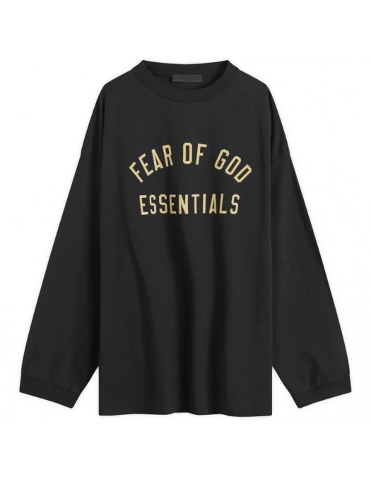 Bluza FEAR OF GOD, Logo Insert, Oversized, Black - 125BT244200FBLACK