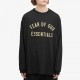 Bluza FEAR OF GOD, Logo Insert, Oversized, Black - 125BT244200FBLACK