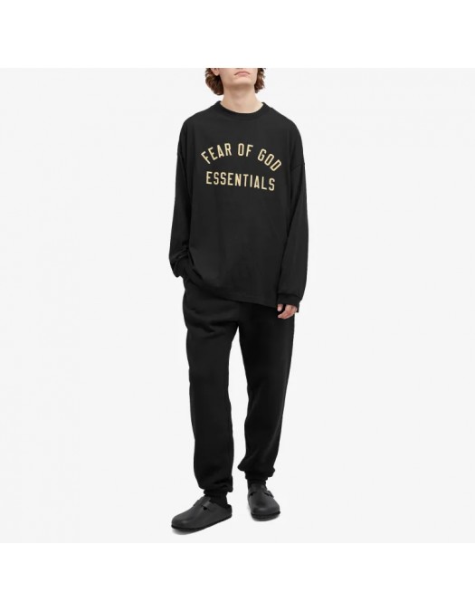 Bluza FEAR OF GOD, Logo Insert, Oversized, Black - 125BT244200FBLACK