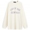 Bluza FEAR OF GOD, Logo Insert, Oversized, White