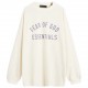 Bluza FEAR OF GOD, Logo Insert, Oversized, White - 125BT244202FSHELL