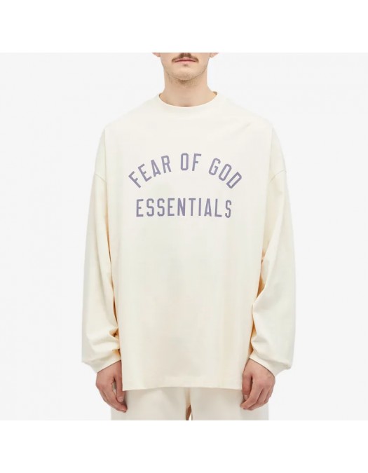 Bluza FEAR OF GOD, Logo Insert, Oversized, White - 125BT244202FSHELL