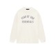 Bluza FEAR OF GOD, Logo Insert, Oversized, White - 125BT244202FSHELL