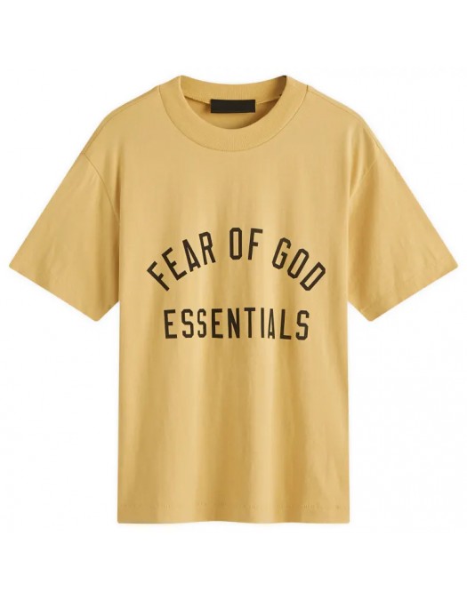 Tricou FEAR OF GOD, Logo Insert, Tri-Blend, Amber - 125BT245443FWAMBER