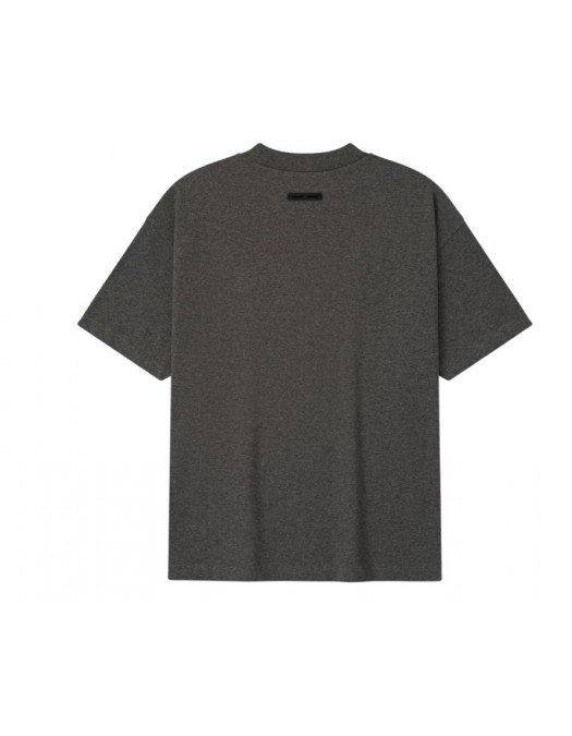 Tricou FEAR OF GOD, Essentials Classic Short Sleeve Tee Charcoal Heather Men - 125HO254191FCHARCOALHEATHER