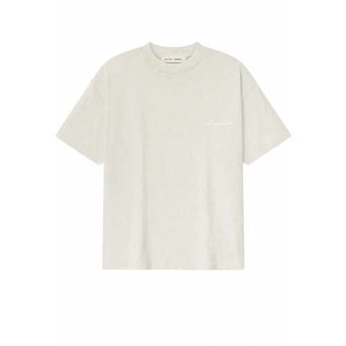 Tricou FEAR OF GOD, Essentials Classic Short Sleeve Tee Oatmeal Heather Men 