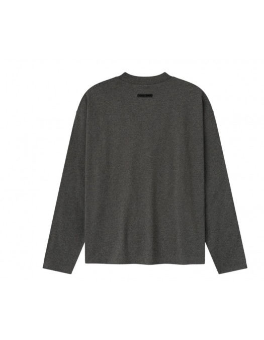 Bluza FEAR OF GOD, Essentials Classic Long Sleeve Tee Charcoal Heather Men - 125HO254201FCHARCOALHEATHER