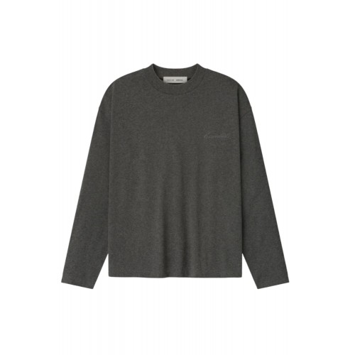 Bluza FEAR OF GOD, Essentials Classic Long Sleeve Tee Charcoal Heather Men 