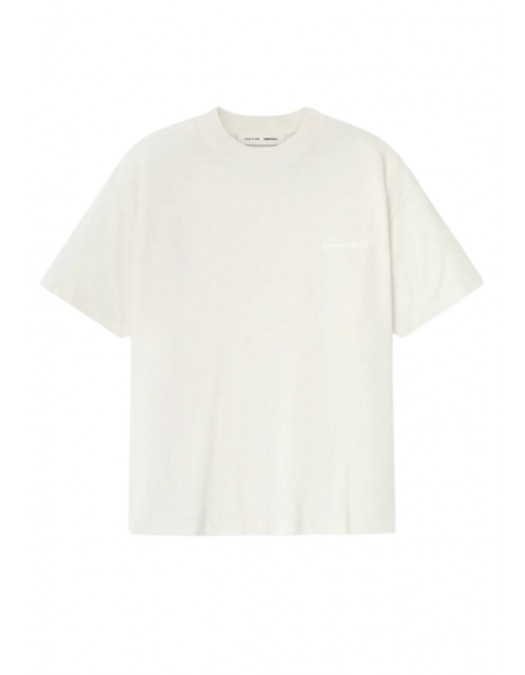 Tricou FEAR OF GOD, embroidered classic short sleeve t-shirt - 125HO254282FIVORY