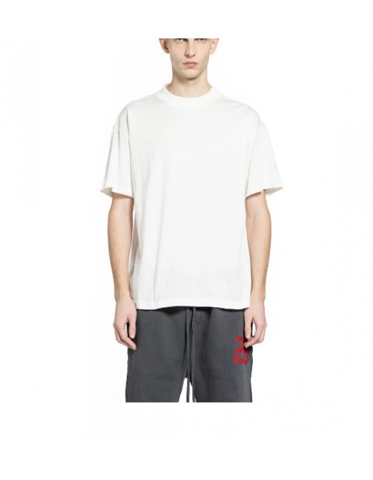 Tricou FEAR OF GOD, embroidered classic short sleeve t-shirt - 125HO254282FIVORY