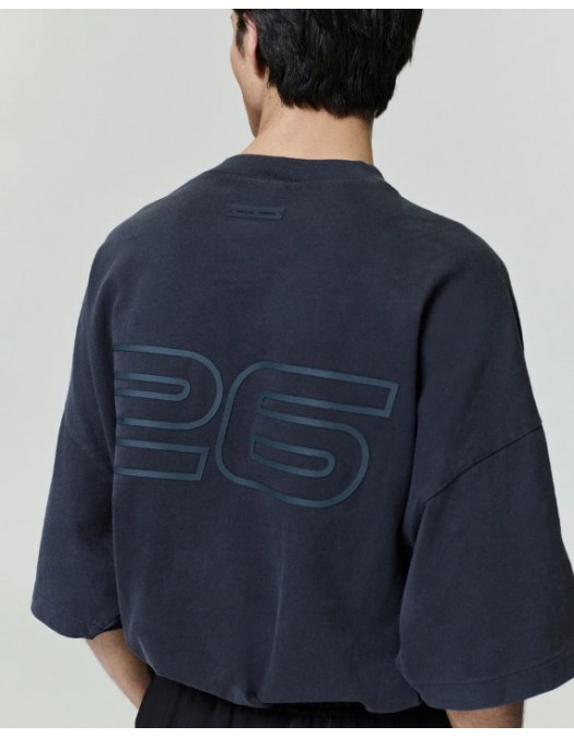 Tricou FEAR OF GOD, Essentials 90s Tee, OVERSIZED BODY AND SLEEVES, Vintage Black - 125HO254473FVINTAGEBLACK