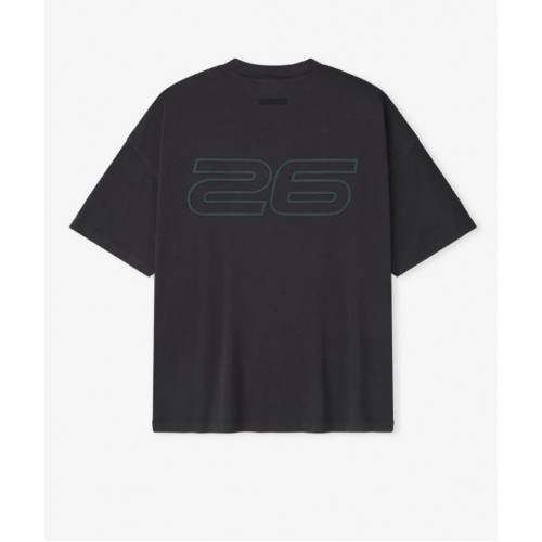 Tricou FEAR OF GOD, Essentials 90s Tee, OVERSIZED BODY AND SLEEVES, Vintage Black