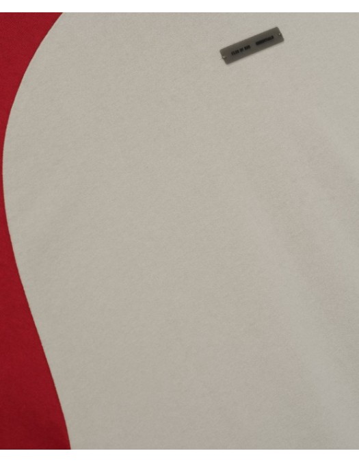 Tricou FEAR OF GOD,Baseball Tee - 125HO254481FSMOKEGREYCRIMSON