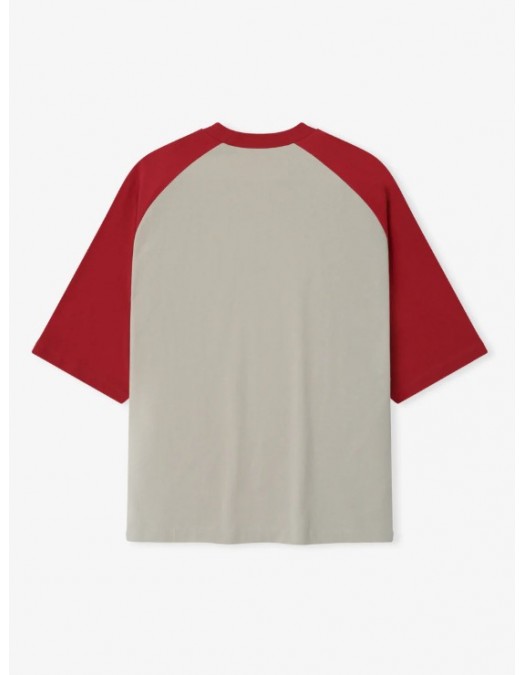 Tricou FEAR OF GOD,Baseball Tee - 125HO254481FSMOKEGREYCRIMSON