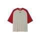Tricou FEAR OF GOD,Baseball Tee - 125HO254481FSMOKEGREYCRIMSON