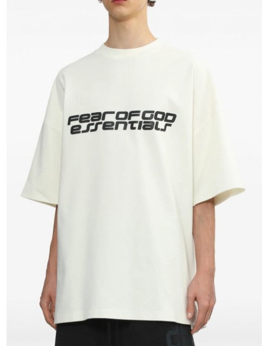 Tricou FEAR OF GOD, 90s short-sleeved T-shirt - 125HO254503FIVORY