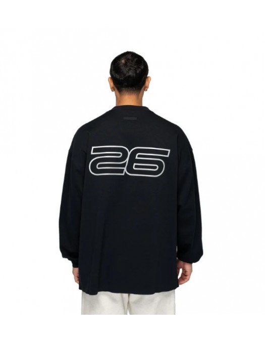 Bluza FEAR OF GOD, 90's Long Sleeve Tee Vintage Black - 125HO254541FVINTAGEBLACK