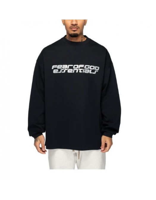 Bluza FEAR OF GOD, 90's Long Sleeve Tee Vintage Black - 125HO254541FVINTAGEBLACK