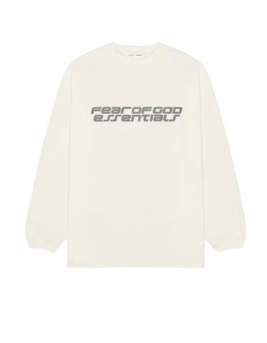 Bluza FEAR OF GOD, 90's long sleeve tee in white - ivory - 125HO254543FIVORY