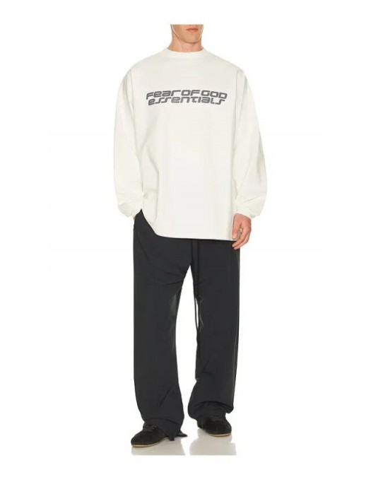 Bluza FEAR OF GOD, 90's long sleeve tee in white - ivory - 125HO254543FIVORY