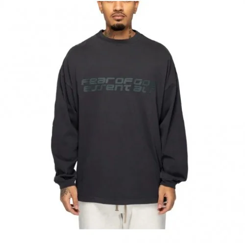 Bluza FEAR OF GOD, 90's Long Sleeve Tee Vintage Black
