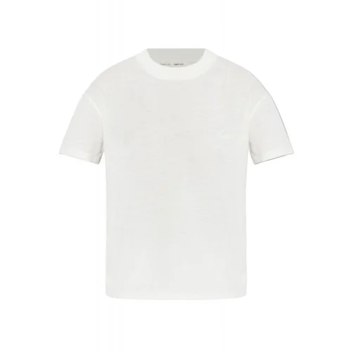 Tricou FEAR OF GOD, embroidered T-shirt, Ivory