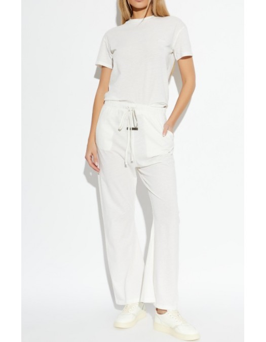 Tricou FEAR OF GOD, embroidered T-shirt, Ivory - 125HO255862FWIVORY