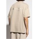Tricou FEAR OF GOD, Front Logo Insert, Cotton, Beige - 125SP254191FTIMBER Tricou FEAR OF GOD, Front Logo Insert, Cotton, Beige - 125SP254191FTIMBER