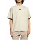 Tricou FEAR OF GOD, Front Logo Insert, Cotton, Stone Beige - 125SP254282FHEATHERSTONE