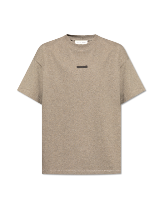 Tricou FEAR OF GOD, Front Logo Insert, Cotton, Grey - 125SP254283FHOMESTEADHEATHER Tricou FEAR OF GOD, Front Logo Insert, Cotton, Grey - 125SP254283FHOMESTEADHEATHER