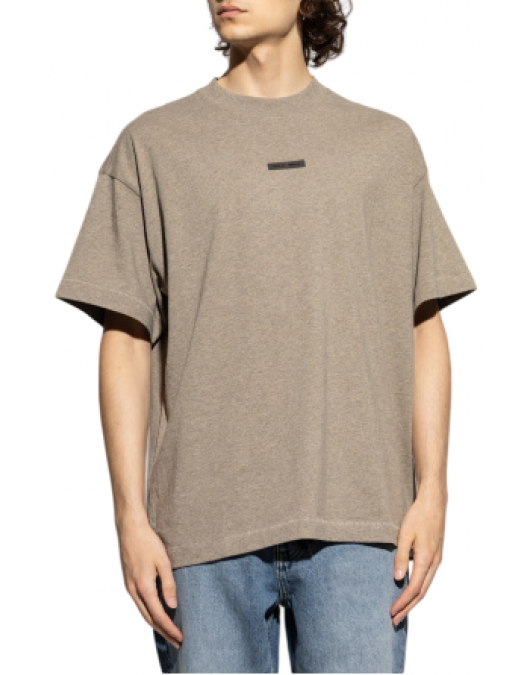 Tricou FEAR OF GOD, Front Logo Insert, Cotton, Grey - 125SP254283FHOMESTEADHEATHER Tricou FEAR OF GOD, Front Logo Insert, Cotton, Grey - 125SP254283FHOMESTEADHEATHER