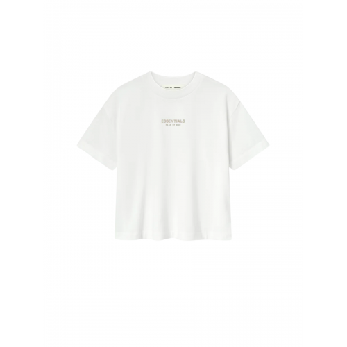 Tricou FEAR OF GOD, Logo Insert, Short, Classic, White Tricou FEAR OF GOD, Logo Insert, Short, Classic, White