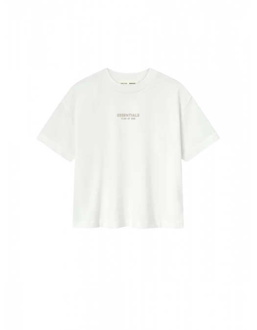 Tricou FEAR OF GOD, Logo Insert, Short, Classic, White - 125SP255864FWCLOUDWHITE Tricou FEAR OF GOD, Logo Insert, Short, Classic, White - 125SP255864FWCLOUDWHITE