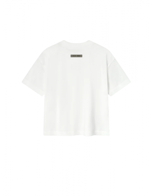 Tricou FEAR OF GOD, Logo Insert, Short, Classic, White - 125SP255864FWCLOUDWHITE Tricou FEAR OF GOD, Logo Insert, Short, Classic, White - 125SP255864FWCLOUDWHITE