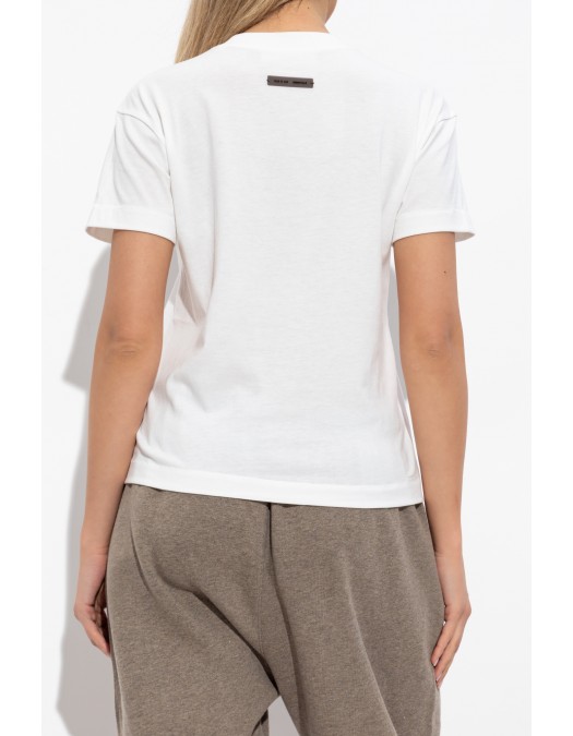 Tricou FEAR OF GOD, Logo Insert, Short, Classic, White - 125SP255864FWCLOUDWHITE