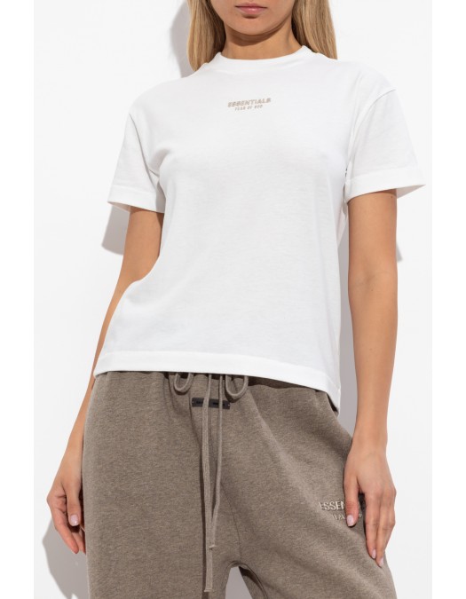 Tricou FEAR OF GOD, Logo Insert, Short, Classic, White - 125SP255864FWCLOUDWHITE