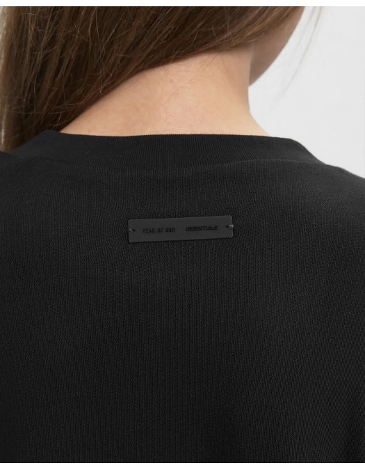 Tricou FEAR OF GOD, Logo Insert, Short, Classic, Black - 125SP255890FWJETBLACK Tricou FEAR OF GOD, Logo Insert, Short, Classic, Black - 125SP255890FWJETBLACK